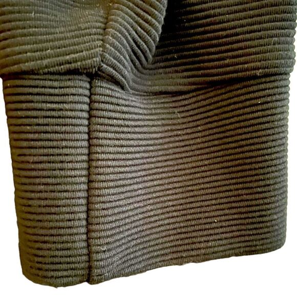 STYLUS 3X NWT🏷 Quarter-zip Black collared sweatshirt soft ribbed texture - Picture 7 of 11